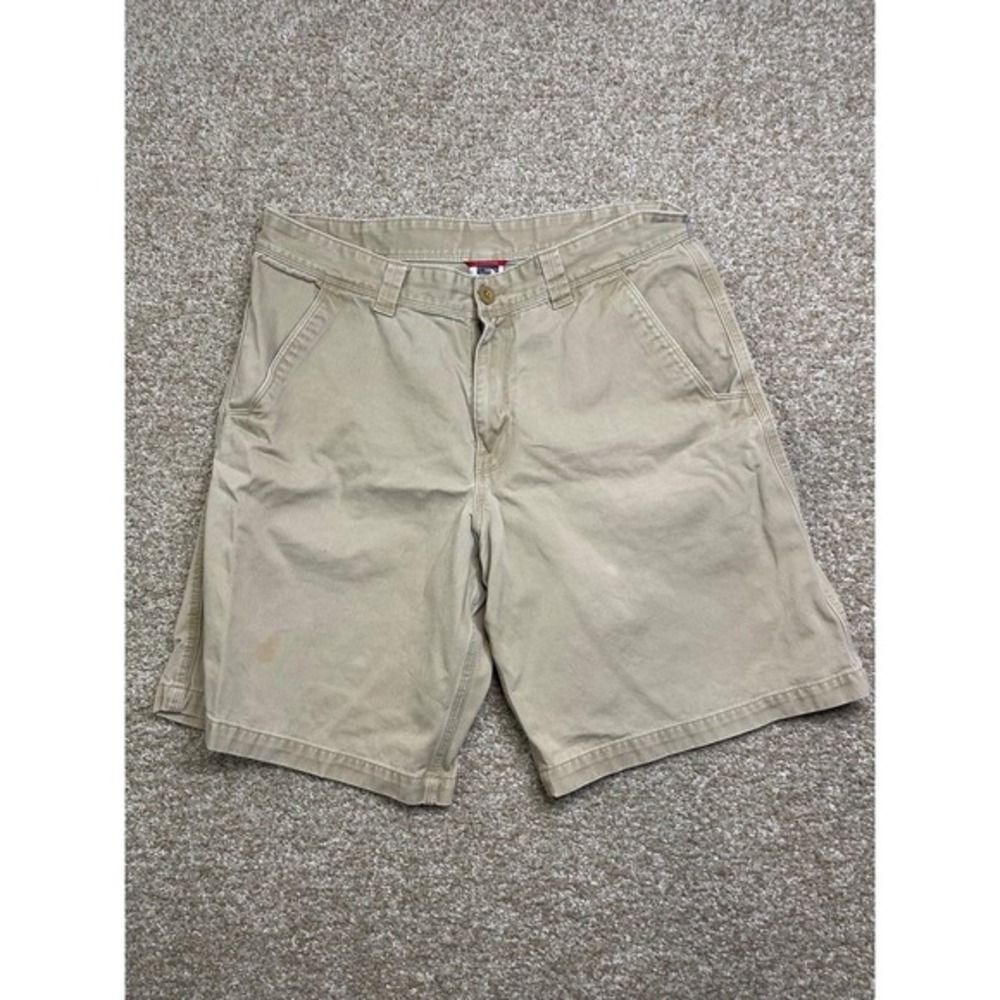 The North Face Rugged Khaki Camp Shorts Regular Hiking Trekking Mens Size 34 - Picture 1 of 7